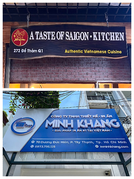 Bảng hiệu chữ nổi
